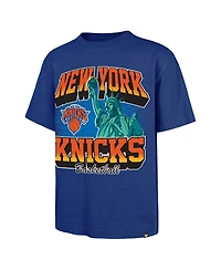 47 Brand Men's Blue New York Knicks Regional Franklin T-Shirt