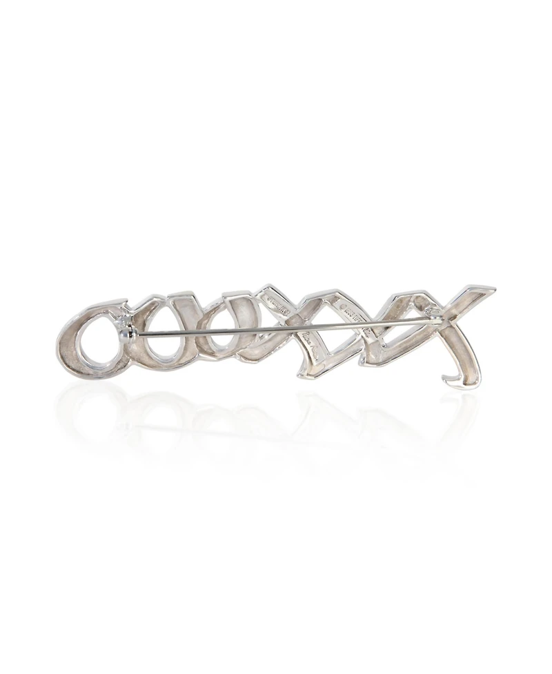 Pre-Owned Tiffany & Co Sterling Silver Vintage Paloma Picasso Hugs and Kisses Brooch