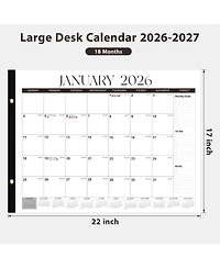 Gnuadz 2026 Desk Calendar Monthly Desktop Wall Planner