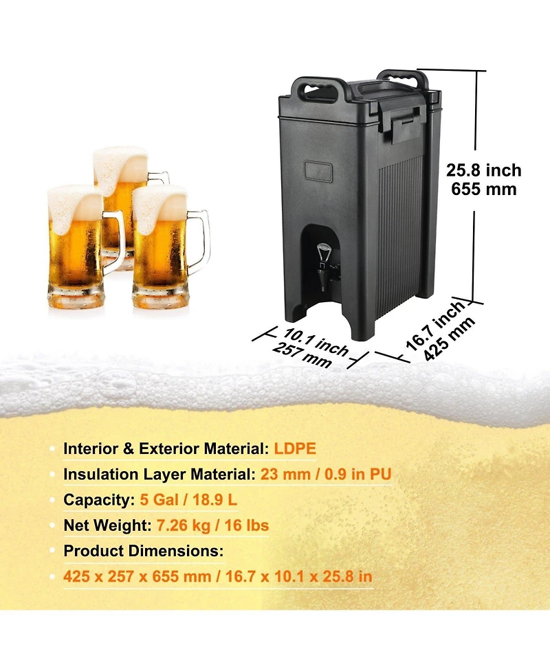 Cozito Insulated Beverage Dispenser