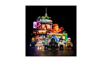 Lumibricks Cyberpunk Japanese Izakaya Neon City Future Pub Led Light Model Set