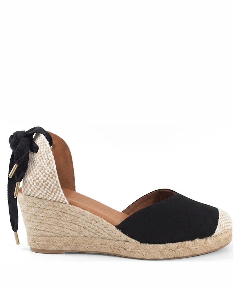 Menina Step Women's Jimena Mid Laces Espadrille Sandal