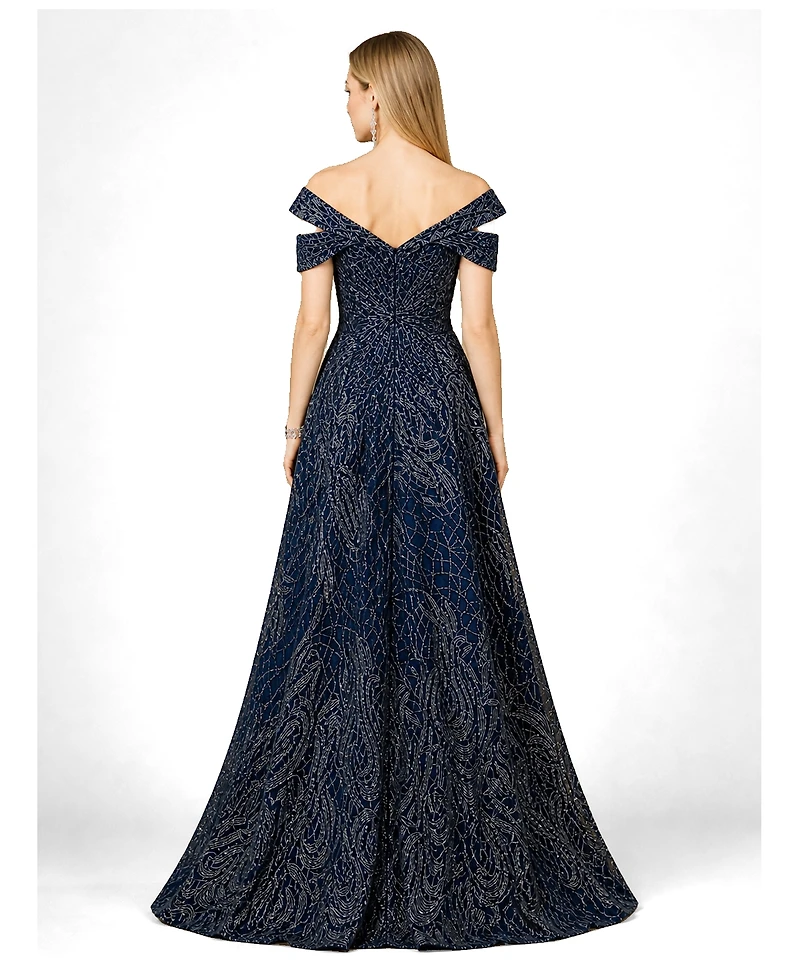 Lara Women's Off Shoulder Mermaid Lace Gown