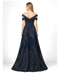 Lara Women's Off Shoulder Mermaid Lace Gown