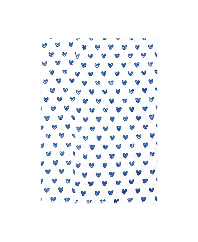 Hudson Baby Girl Cotton Poly Flannel Burp Cloths 7-Pack, Flowers And Strawberries, One Size