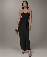 Donna Karan New York Petite Strapless Sweetheart Maxi Dress