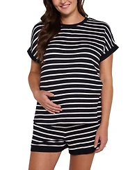 Motherhood Maternity Cap Sleeve Relaxed Fit Top