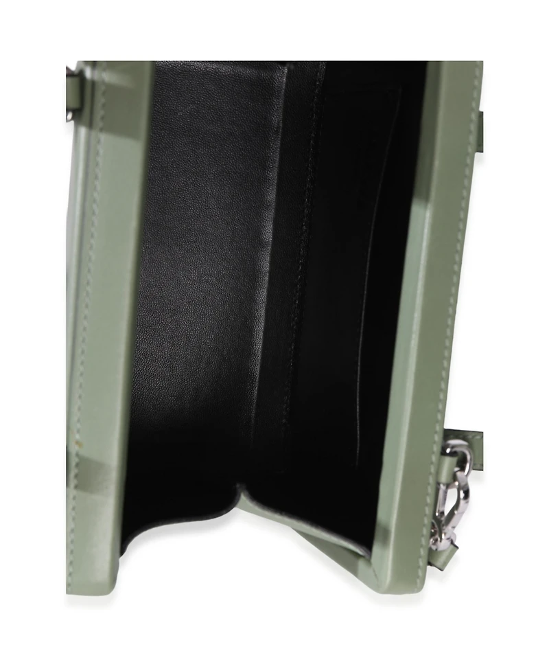 Pre-Owned Loewe Green Calfskin Top Handle Postal Bag