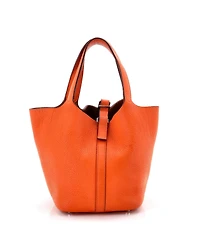 Pre-Owned HERMES Pm Picotin Bag Clemence