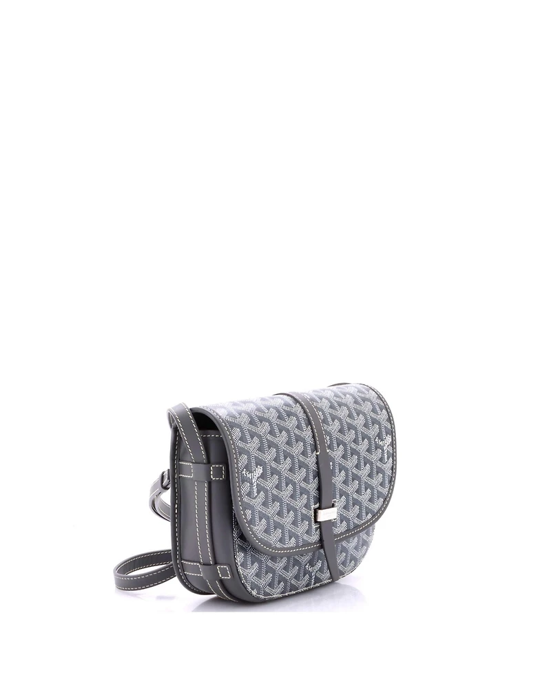 Pre-Owned Goyard Pm Belvedere Ii Messenger Bag Coated Canvas