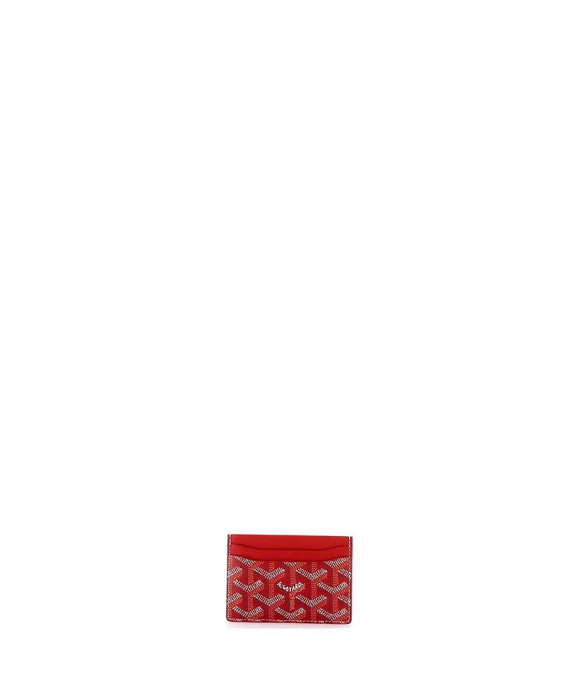 Pre-Owned Goyard Saint Sulpice Card Holder Coated Canvas