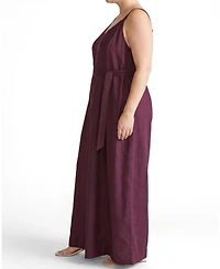 Universal Standard Plus Promenade Linen Jumpsuit
