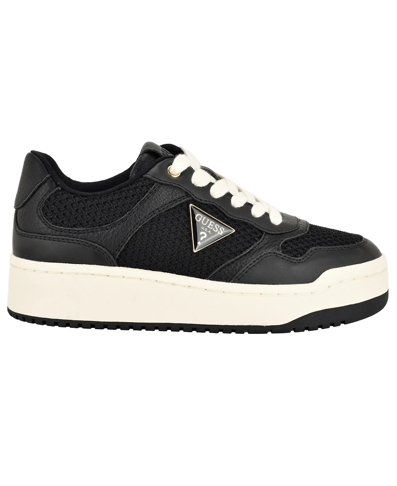 Guess Women's Miram Platform Lace-Up Court Sneakers