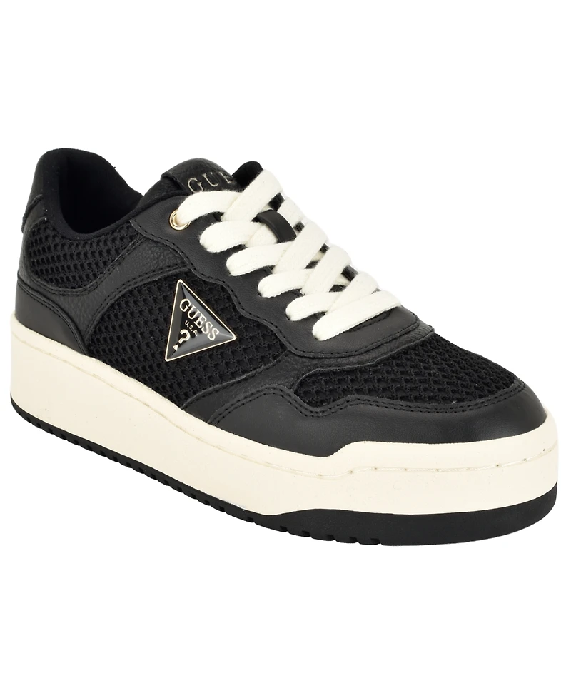 Guess Women's Miram Platform Lace-Up Court Sneakers