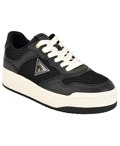 Guess Women's Miram Platform Lace-Up Court Sneakers