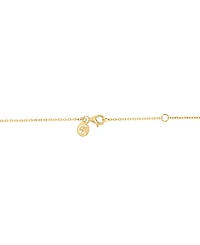 Effy Collection London Blue Topaz (1-5/8 ct. t.w.) & Diamond (1/20 ct. t.w.) Pendant Necklace in 14k Yellow Gold