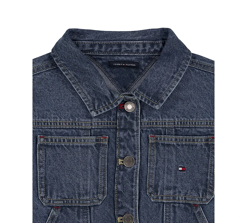 Tommy Hilfiger Girls' 7-16 Long-Sleeve Jean Jacket