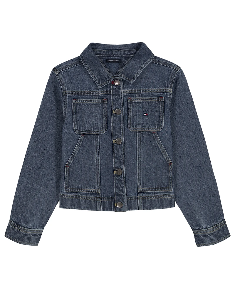 Tommy Hilfiger Girls' 7-16 Long-Sleeve Jean Jacket
