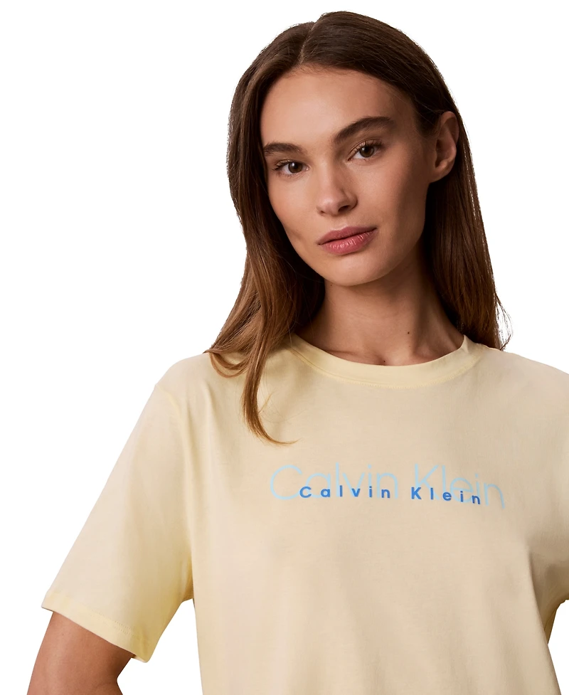 Calvin Klein Performance Women's Double Logo High Hip T-Shirt