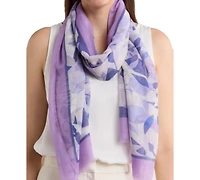 Calvin Klein Women's Tropical Floral Oversized Wrap Scarf
