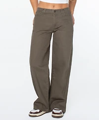Celebrity Pink Women's Mid-Rise Baggy Jeans
