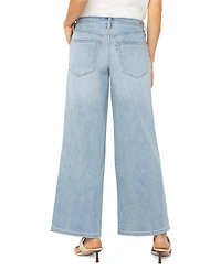 Liverpool Los Angeles Petite Weekender Wide-Leg Jeans