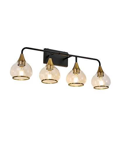 Midola 31" Modern 4-Light Vanity Wall Sconce