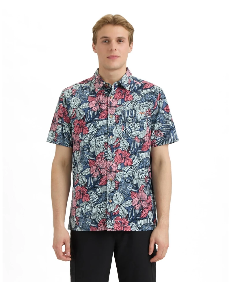 Salt Life Men's Sailfish Blossom Woven Shirt