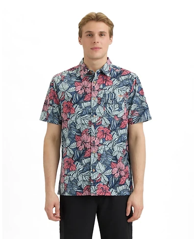 Salt Life Men's Sailfish Blossom Woven Shirt