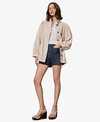 Sanctuary Women's Striped High-Rise Shorts