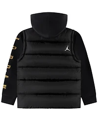 Jordan Boys 8-20 Layered-Look Hooded Jacket