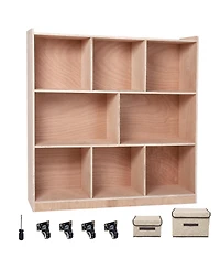 homfan Movable Toy Storage Cabinet