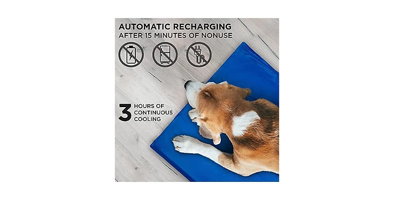 Arf Pets Self-Cooling Gel Dog Mat Delivers Pressure-Activated Relief With No Water, Power, Or Refrigeration Needed