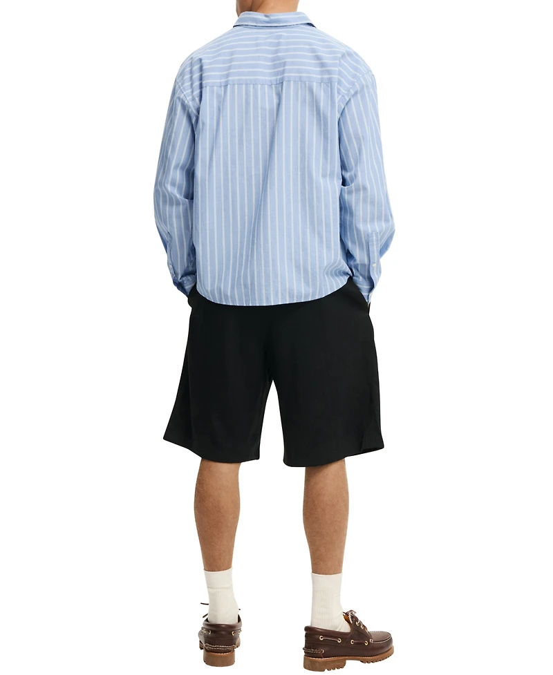 Cotton On Men's 9" Super Baggy Pleated Shorts