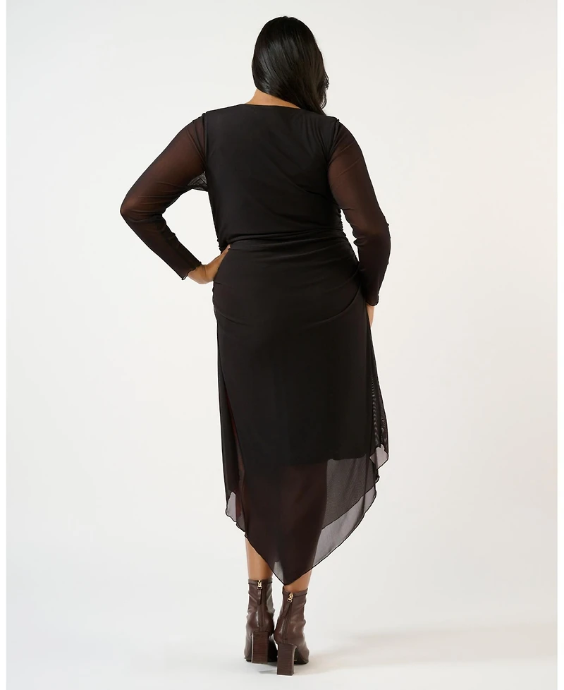 Estelle Women's Raya Asymm Mesh Dress