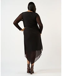 Estelle Women's Raya Asymm Mesh Dress