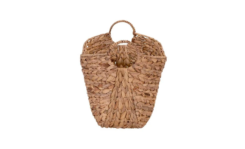 Household Essentials Water Hyacinth Basket with Handles
