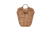 Household Essentials Water Hyacinth Basket with Handles