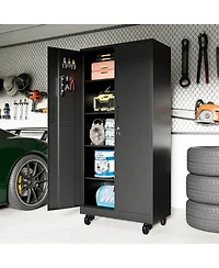 Viyet Metal Garage Cabinet