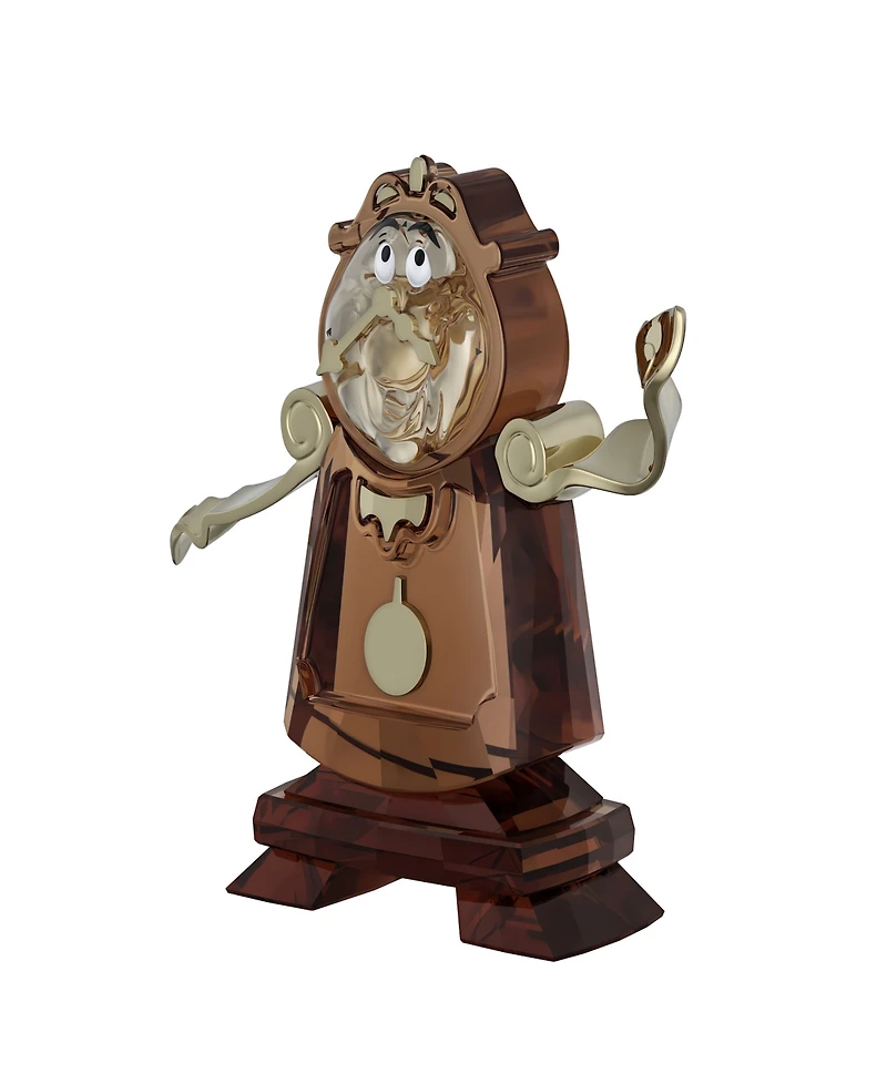 Swarovski Disney Beauty and The Beast Cogsworth Crystal Figurine