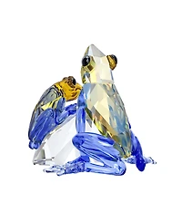 Swarovski Idyllia Frog and Baby Crystal Figurine