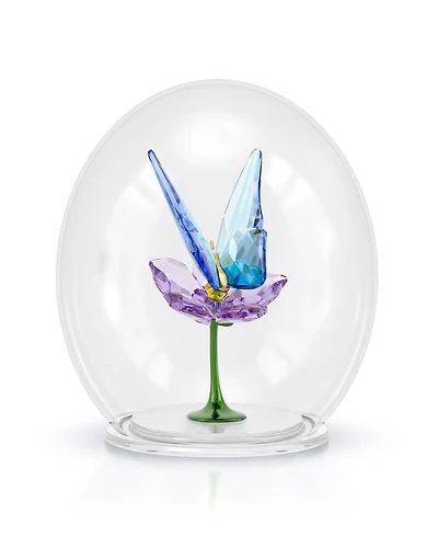 Swarovski Idyllia Glass Ball Butterfly and Flower Crystal Figurine