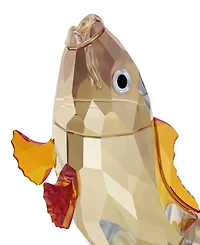 Swarovski Asian Symbols Golden Carp Crystal Figurine