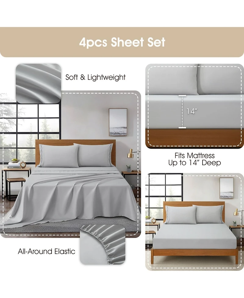 Stratford Park Kath Geometric 15-Pc. Comforter Set, California King