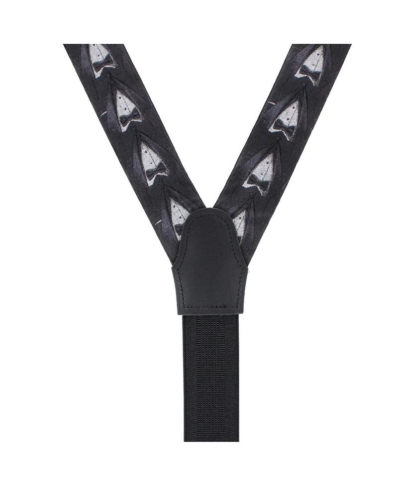Trafalgar Men's The Formal Affair Sik Novelty Formal End Suspenders
