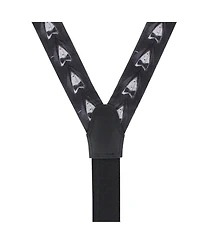 Trafalgar Men's The Formal Affair Sik Novelty Formal End Suspenders