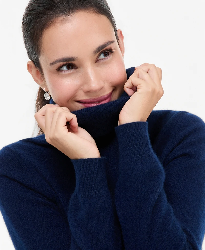 Charter Club Petite Cashmere Turtleneck Sweater, Macy's Exclusive