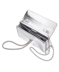 Nina Crystal Cord Handle Flap Small Handbag