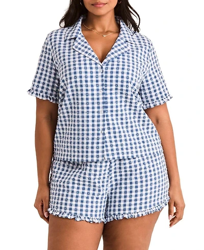 Adore Me Plus Barbara Short Pajama Set