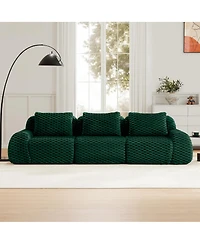 Streamdale Furniture Modern Modular Sectional Sofa, Flannelette